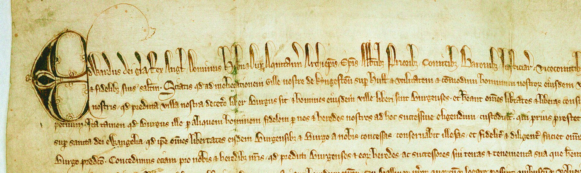 Detail from the 1299 Charter